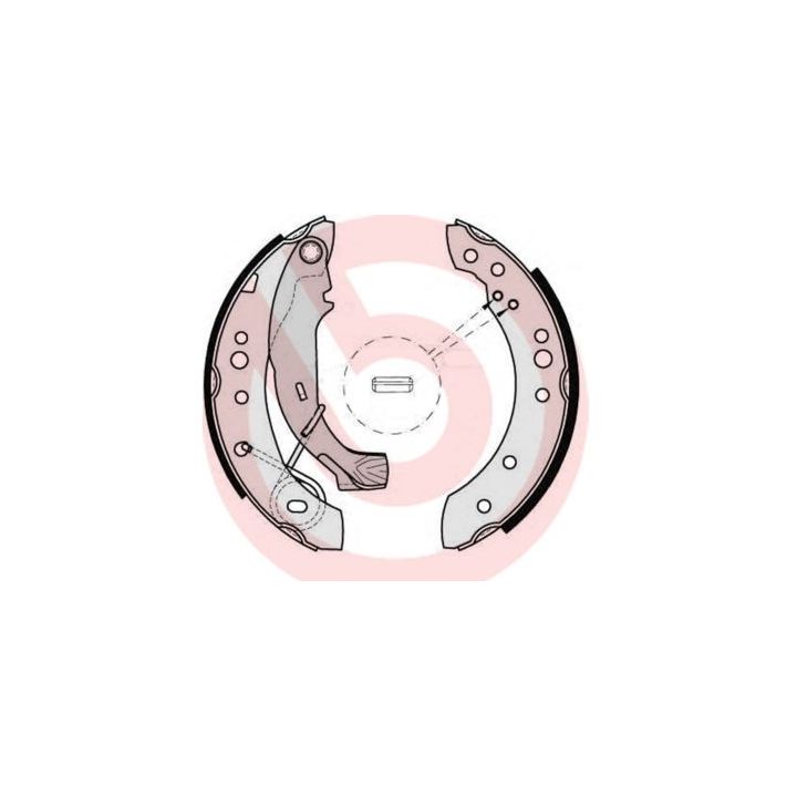 Stabdžių trinkelių komplektas BREMBO S 61 526