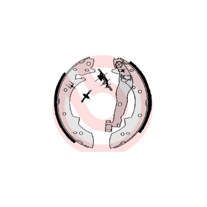 Stabdžių trinkelių komplektas BREMBO S 68 511