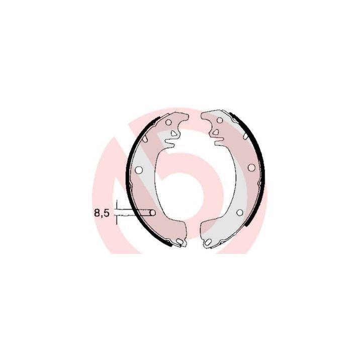 Stabdžių trinkelių komplektas BREMBO S 68 514