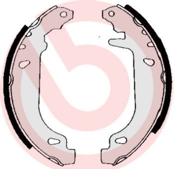 Stabdžių trinkelių komplektas BREMBO S 68 520