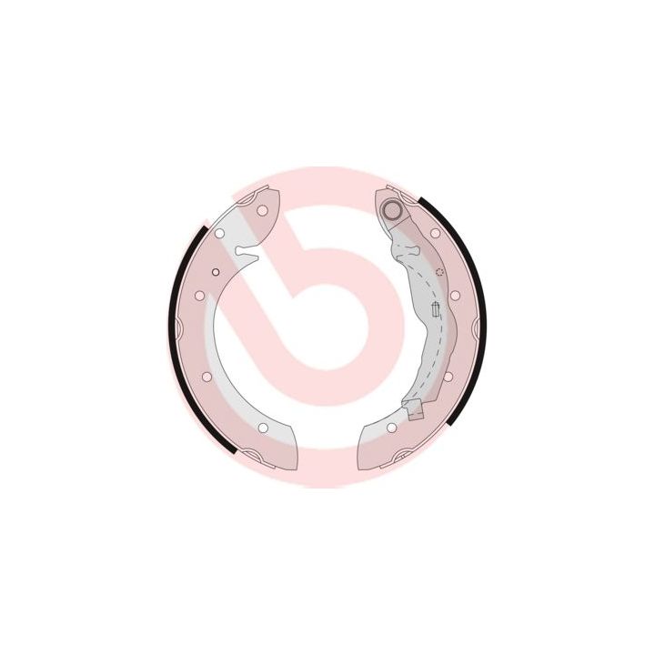 Stabdžių trinkelių komplektas BREMBO S 68 521