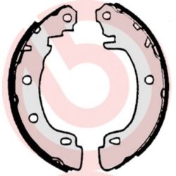 Stabdžių trinkelių komplektas BREMBO S 68 522