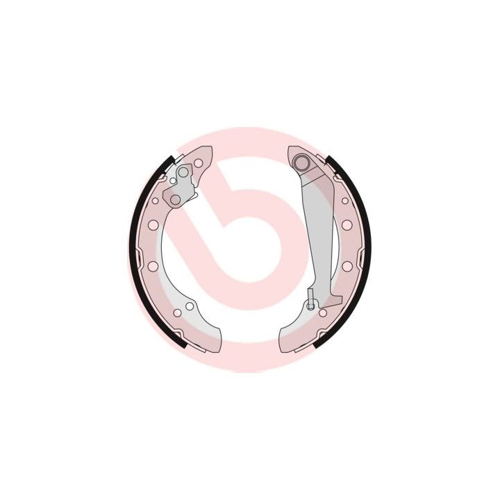 Stabdžių trinkelių komplektas BREMBO S 85 511