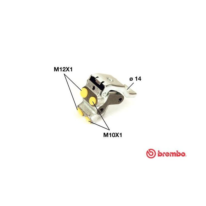 Stabdymo jėgos reguliatorius BREMBO R 68 008