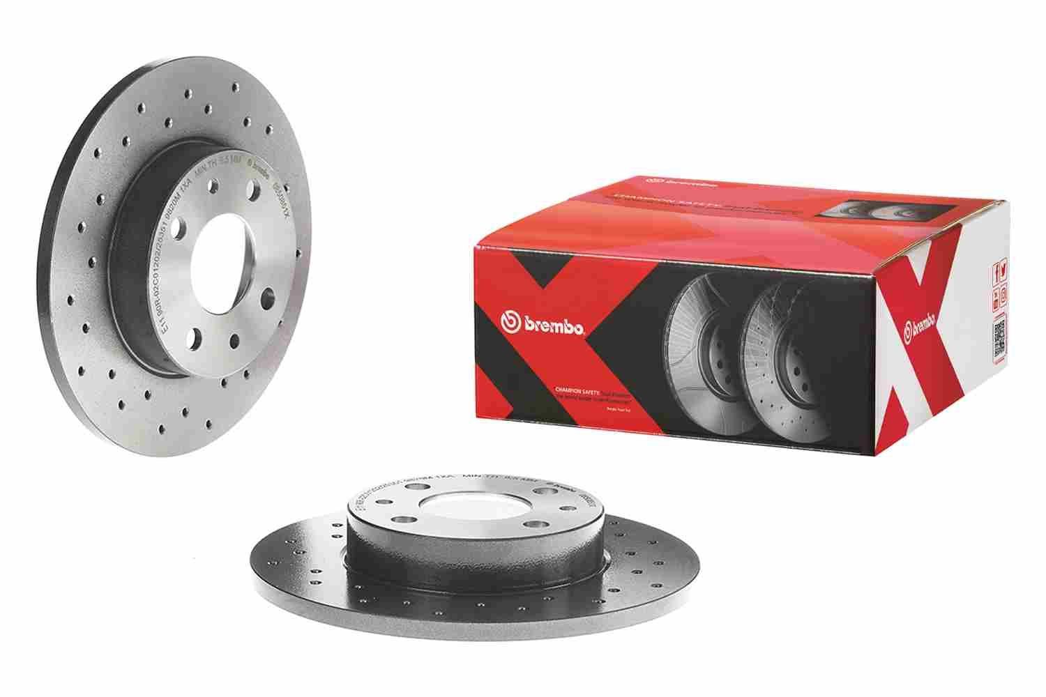 Stabdžių diskas BREMBO 08.5085.1X