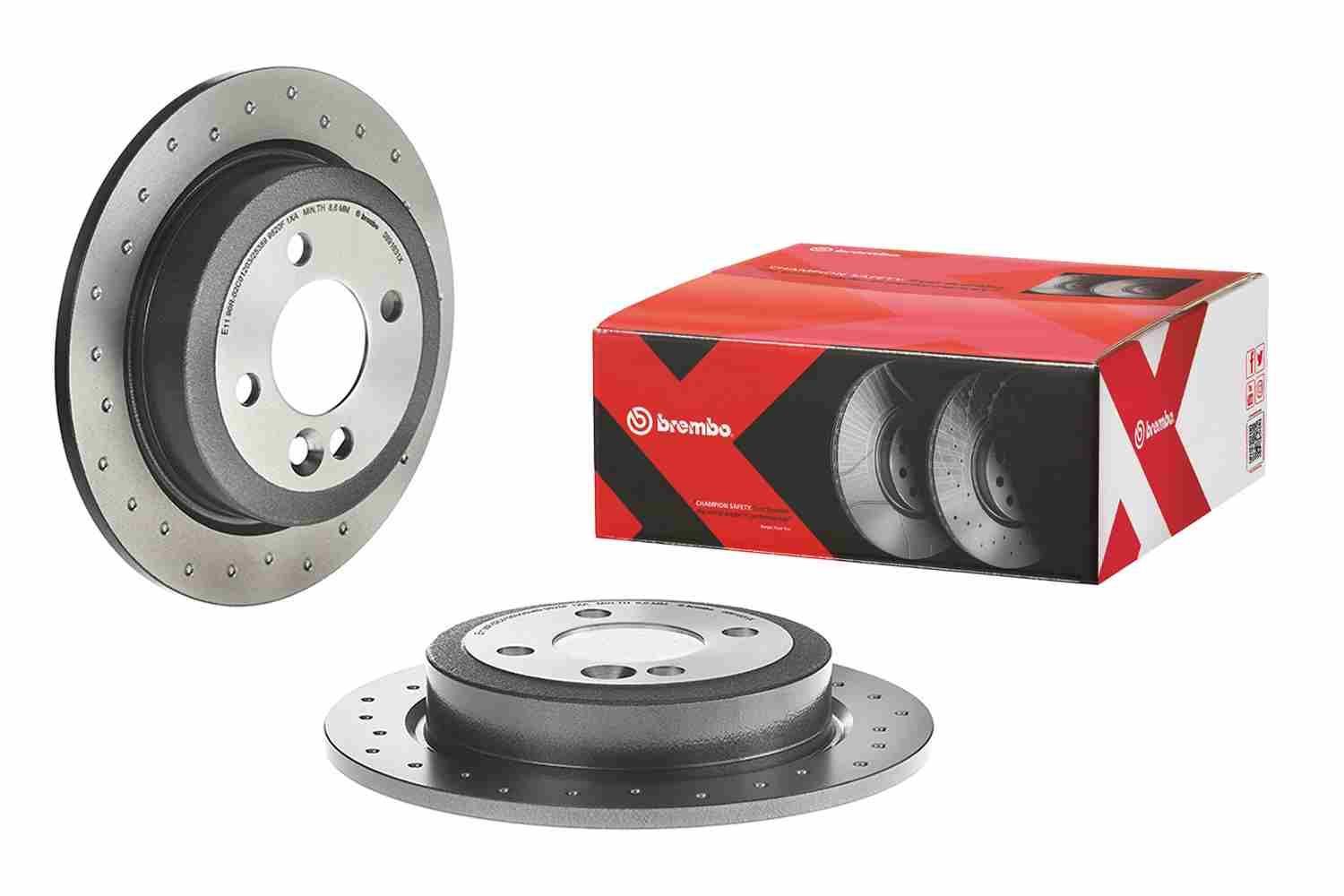Stabdžių diskas BREMBO 08.9163.1X