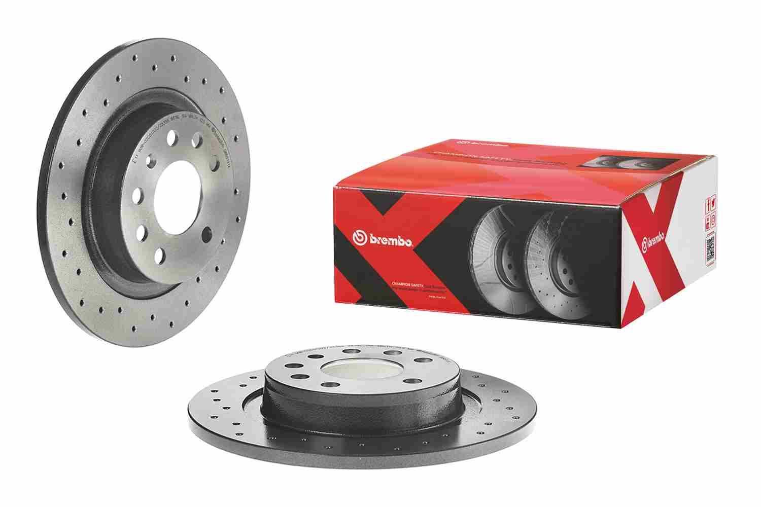 Stabdžių diskas BREMBO 08.9511.1X