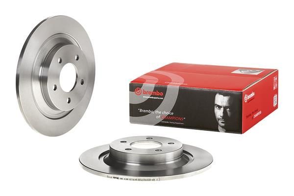 Stabdžių diskas BREMBO 08.A711.10