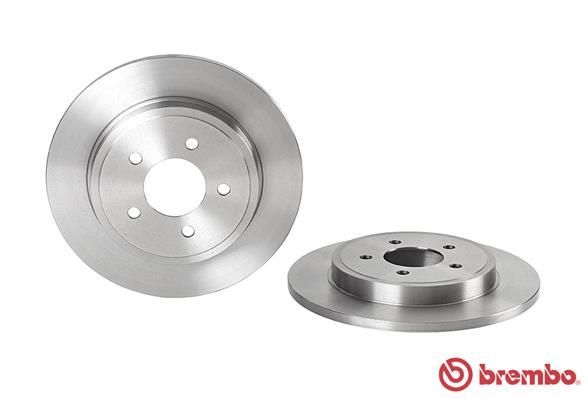 Stabdžių diskas BREMBO 08.B412.10