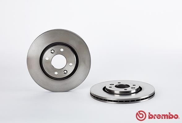 Stabdžių diskas BREMBO 09.5122.10