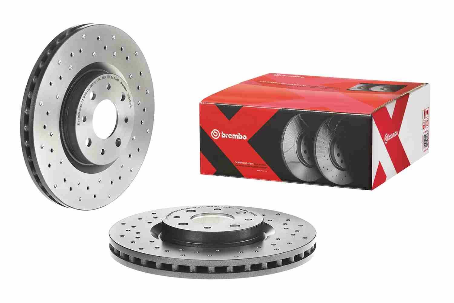 Stabdžių diskas BREMBO 09.5180.3X