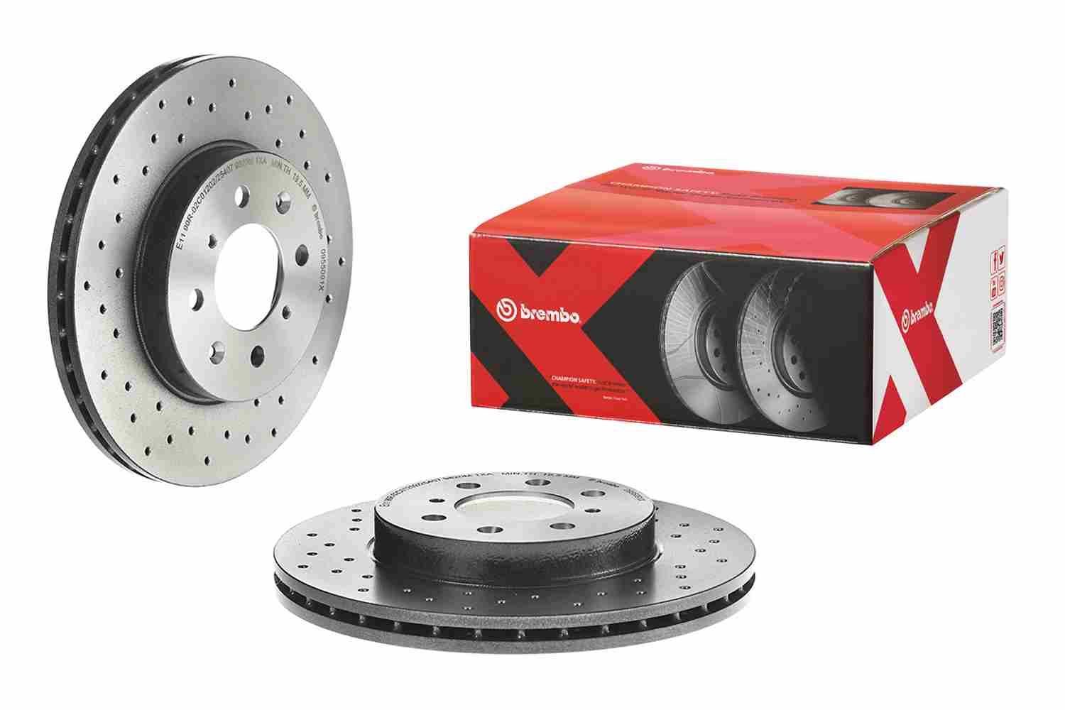 Stabdžių diskas BREMBO 09.5509.1X