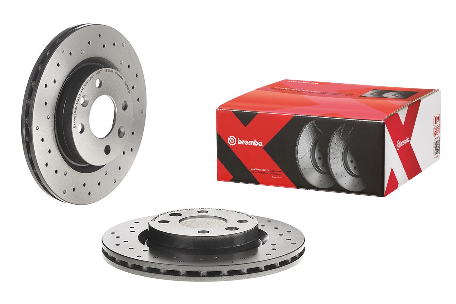 Stabdžių diskas BREMBO 09.5802.2X