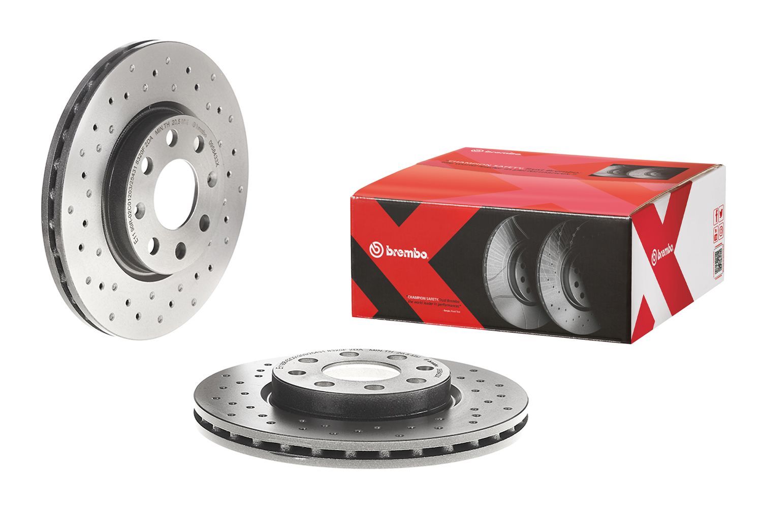 Stabdžių diskas BREMBO 09.5843.3X