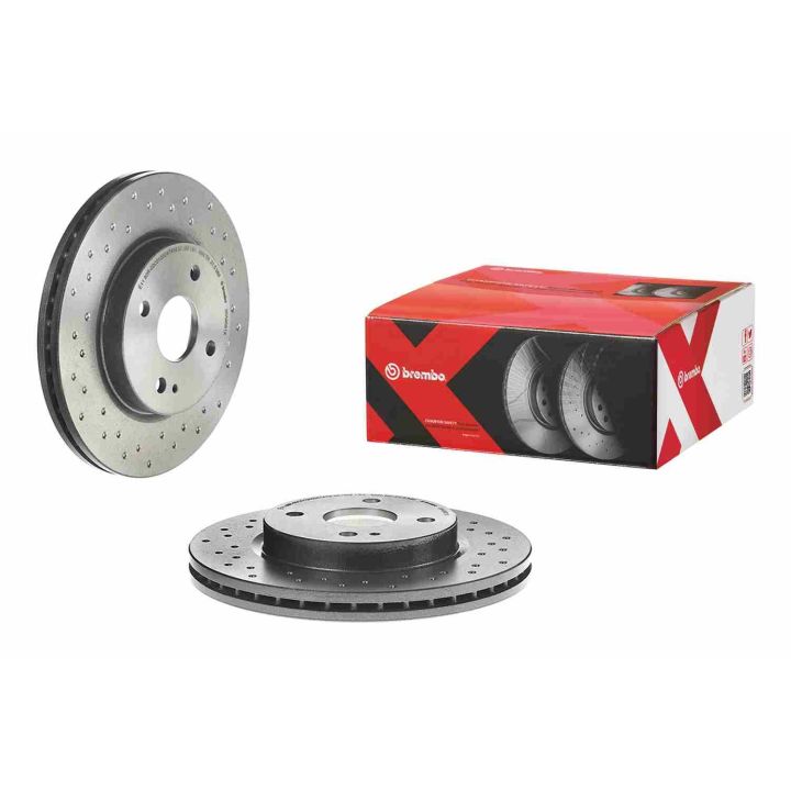 Stabdžių diskas BREMBO 09.A968.1X