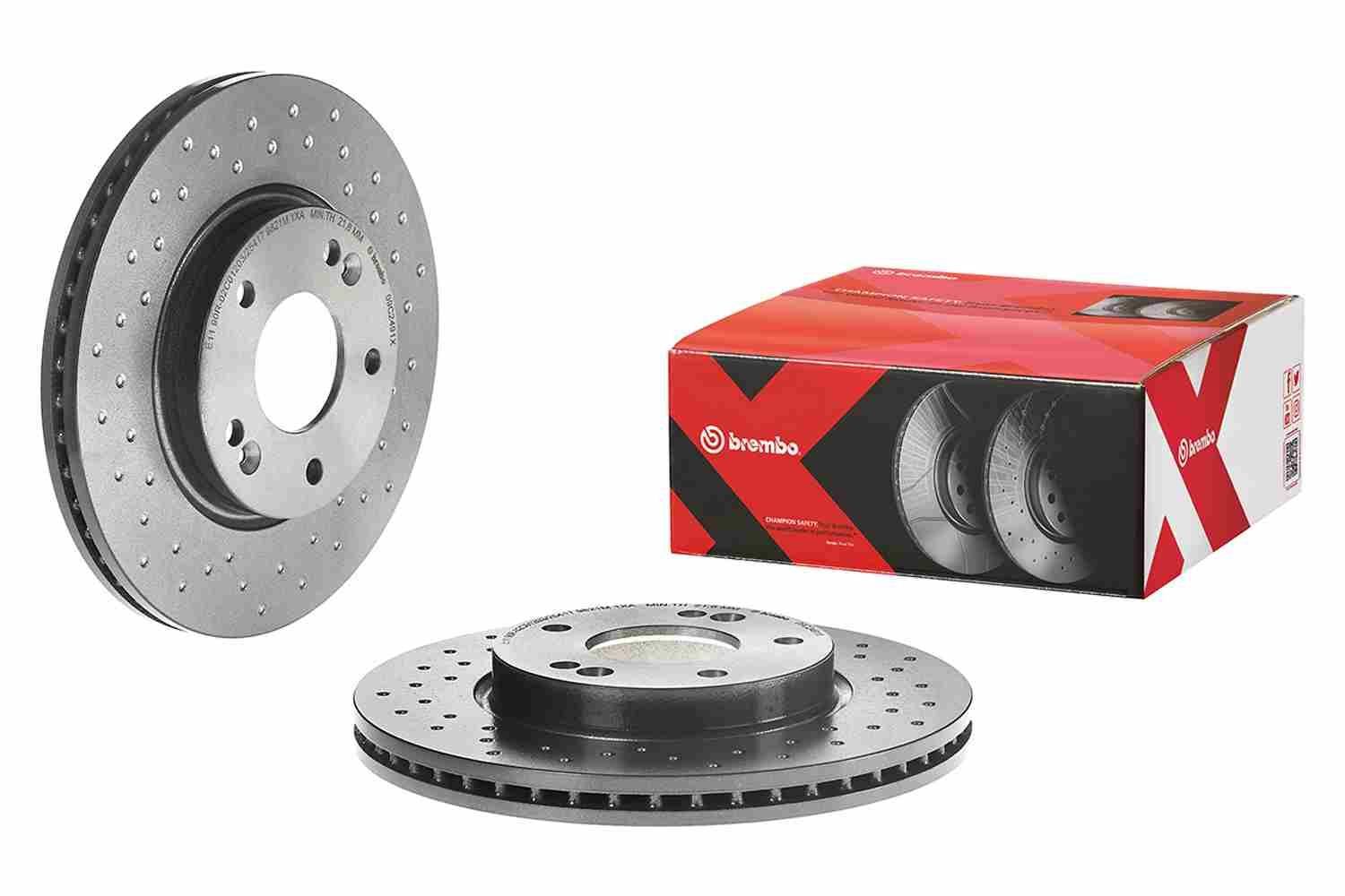Stabdžių diskas BREMBO 09.C249.1X
