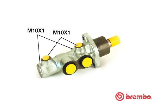 Pagrindinis cilindras, stabdžiai BREMBO M 23 022