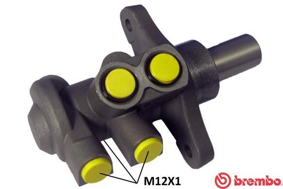 Pagrindinis cilindras, stabdžiai BREMBO M 24 116