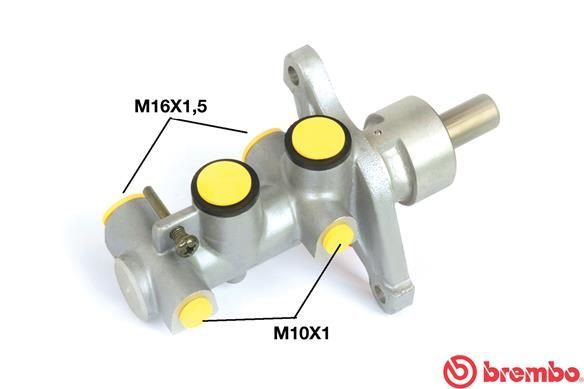 Pagrindinis cilindras, stabdžiai BREMBO M 30 006