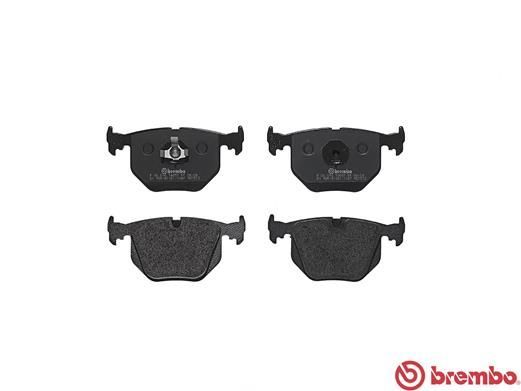 Stabdžių trinkelių rinkinys, diskinis stabdys BREMBO P 06 016