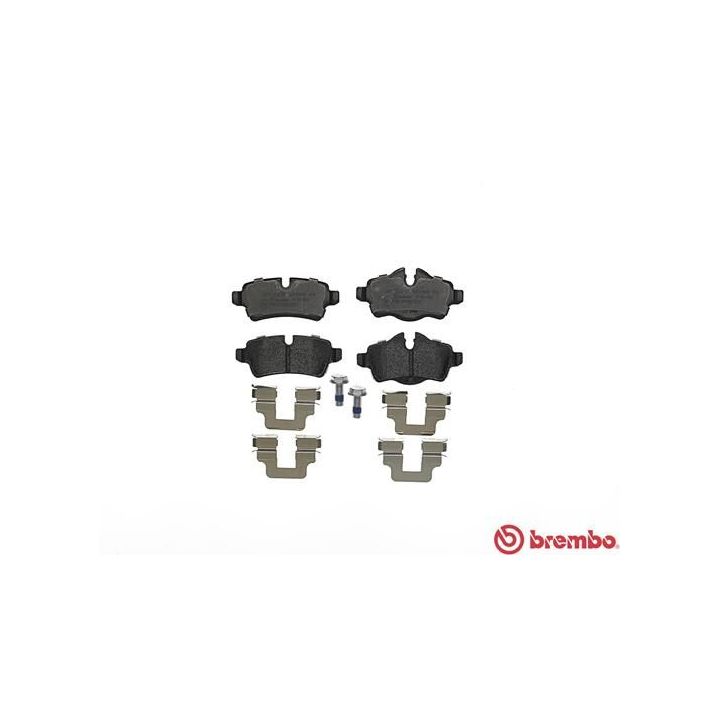 Stabdžių trinkelių rinkinys, diskinis stabdys BREMBO P 06 052