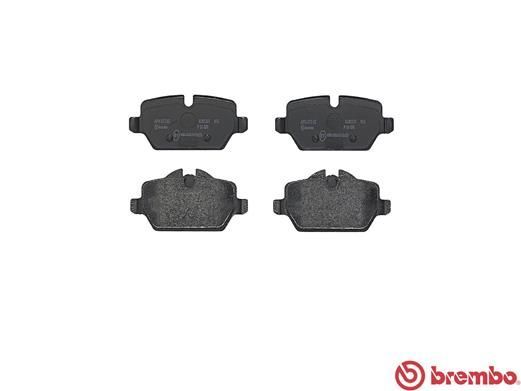 Stabdžių trinkelių rinkinys, diskinis stabdys BREMBO P 06 080