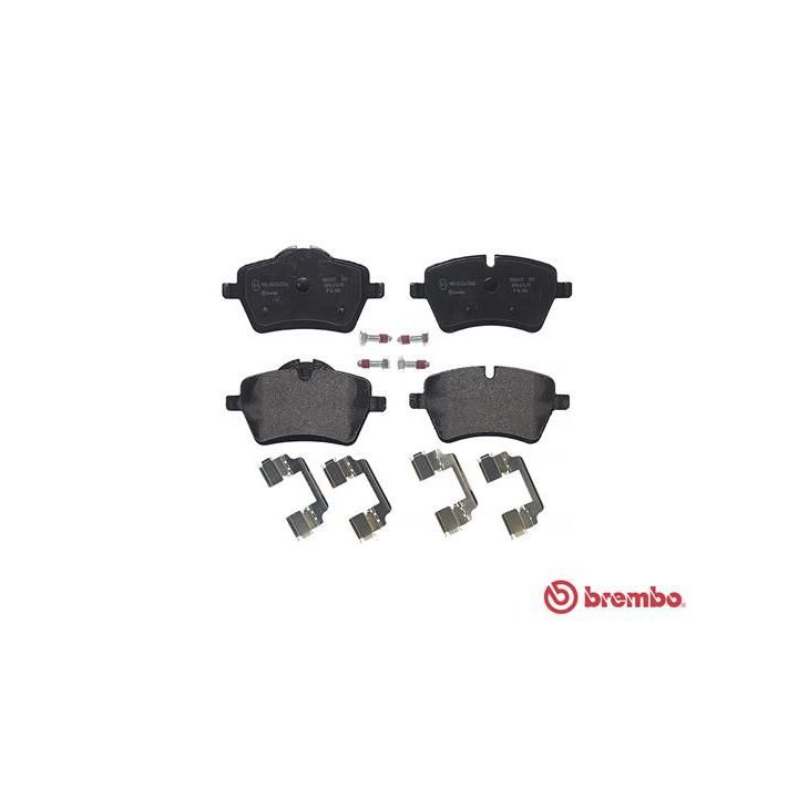 Stabdžių trinkelių rinkinys, diskinis stabdys BREMBO P 06 086