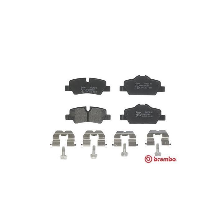 Stabdžių trinkelių rinkinys, diskinis stabdys BREMBO P 06 090