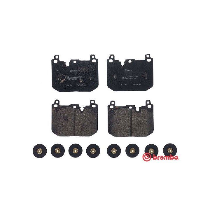 Stabdžių trinkelių rinkinys, diskinis stabdys BREMBO P 06 097