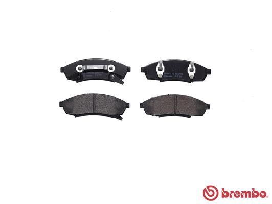 Stabdžių trinkelių rinkinys, diskinis stabdys BREMBO P 07 003