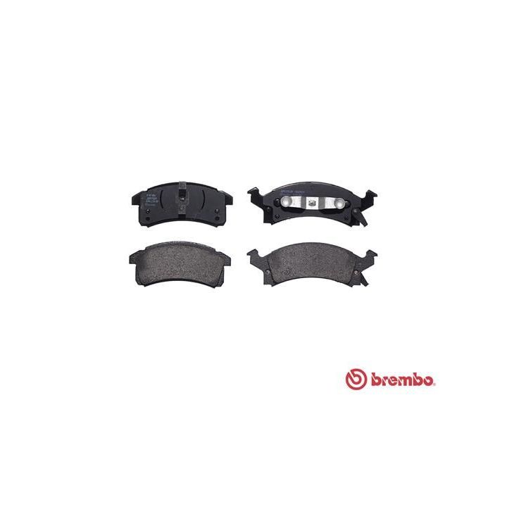 Stabdžių trinkelių rinkinys, diskinis stabdys BREMBO P 07 004