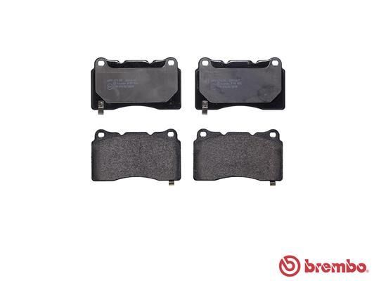 Stabdžių trinkelių rinkinys, diskinis stabdys BREMBO P 09 004