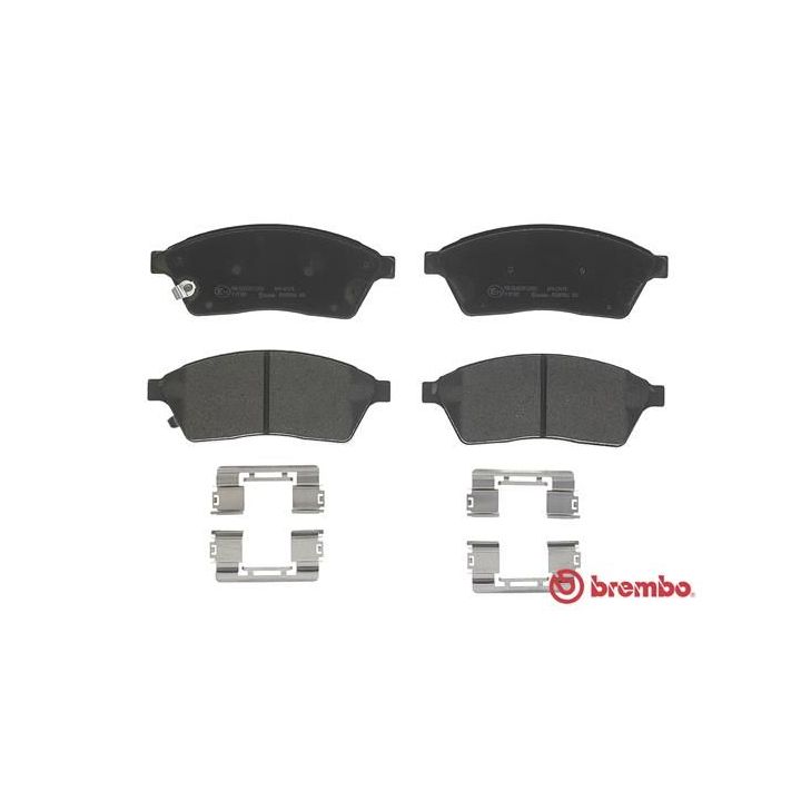 Stabdžių trinkelių rinkinys, diskinis stabdys BREMBO P 09 009