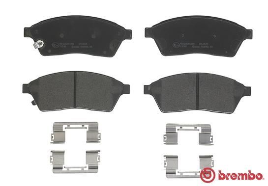 Stabdžių trinkelių rinkinys, diskinis stabdys BREMBO P 09 009