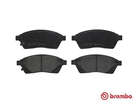 Stabdžių trinkelių rinkinys, diskinis stabdys BREMBO P 09 010