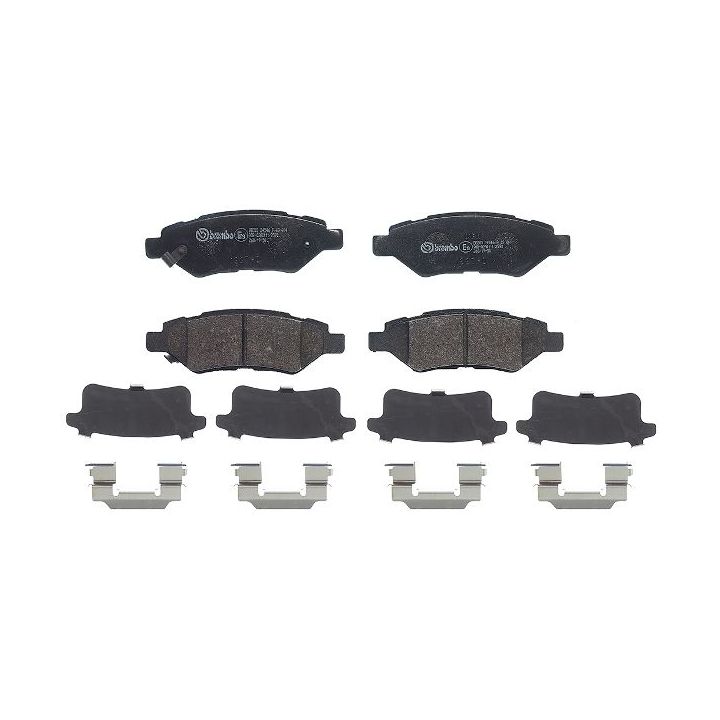 Stabdžių trinkelių rinkinys, diskinis stabdys BREMBO P 09 014