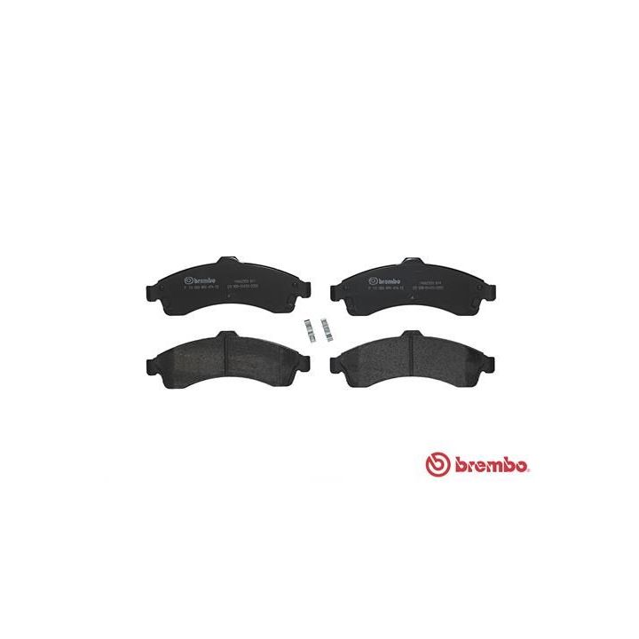 Stabdžių trinkelių rinkinys, diskinis stabdys BREMBO P 10 009