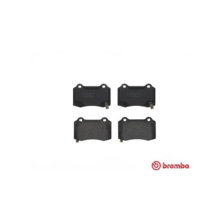 Stabdžių trinkelių rinkinys, diskinis stabdys BREMBO P 11 024