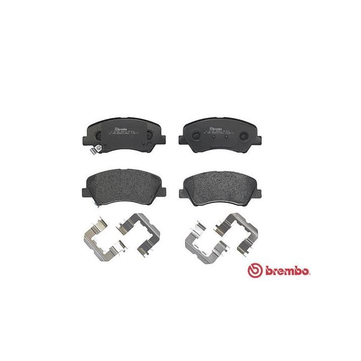 Stabdžių trinkelių rinkinys, diskinis stabdys BREMBO P 18 025