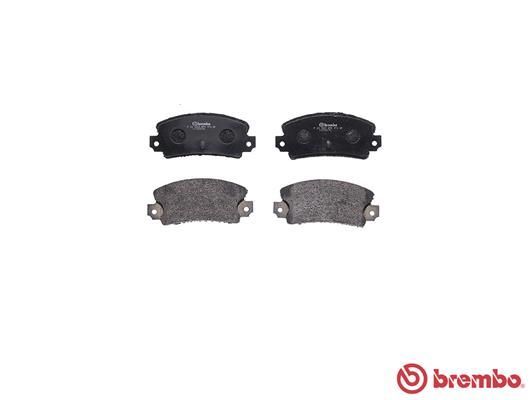 Stabdžių trinkelių rinkinys, diskinis stabdys BREMBO P 23 008