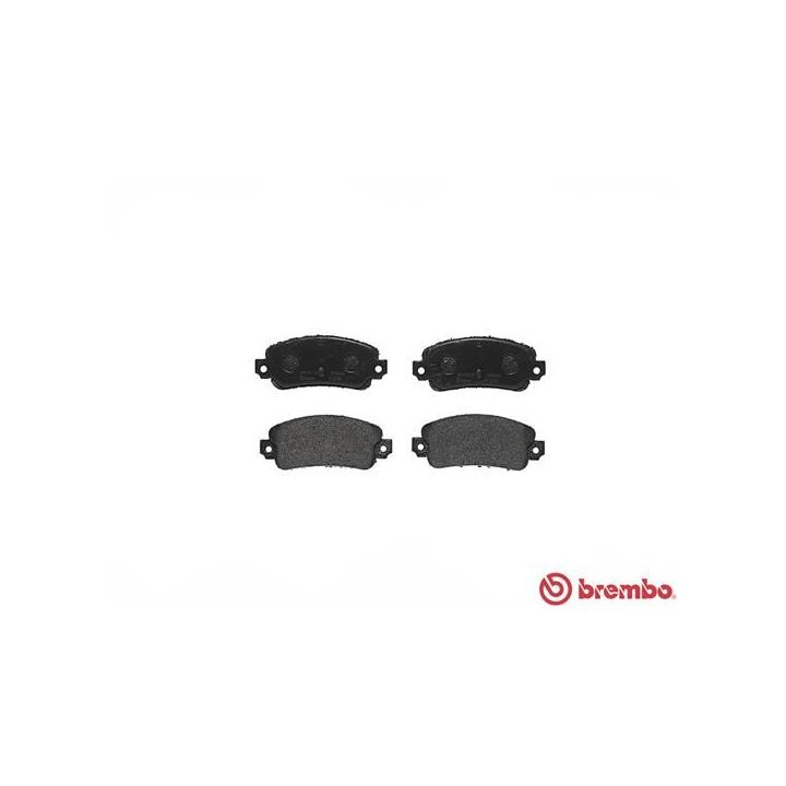 Stabdžių trinkelių rinkinys, diskinis stabdys BREMBO P 23 014