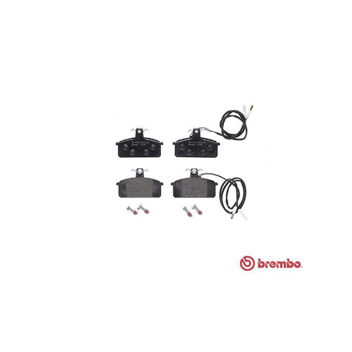 Stabdžių trinkelių rinkinys, diskinis stabdys BREMBO P 23 019