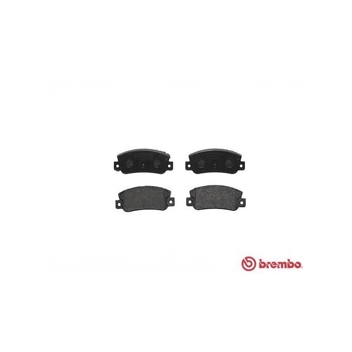 Stabdžių trinkelių rinkinys, diskinis stabdys BREMBO P 23 032