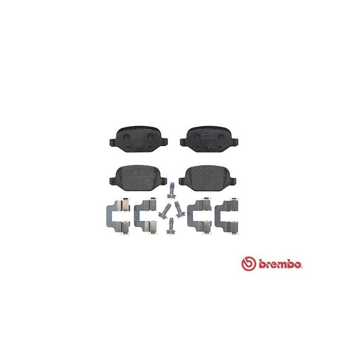 Stabdžių trinkelių rinkinys, diskinis stabdys BREMBO P 23 064