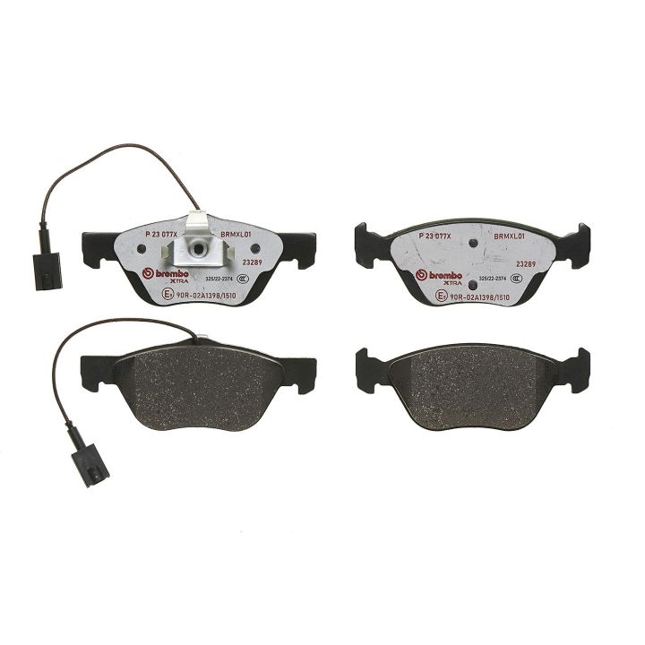 Stabdžių trinkelių rinkinys, diskinis stabdys BREMBO P 23 077X