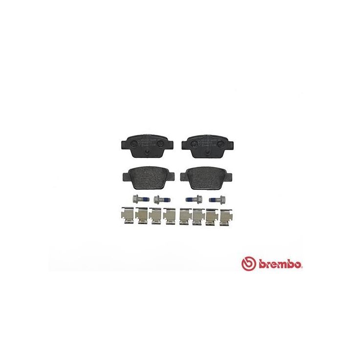 Stabdžių trinkelių rinkinys, diskinis stabdys BREMBO P 23 080