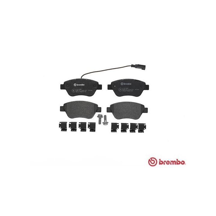 Stabdžių trinkelių rinkinys, diskinis stabdys BREMBO P 23 085