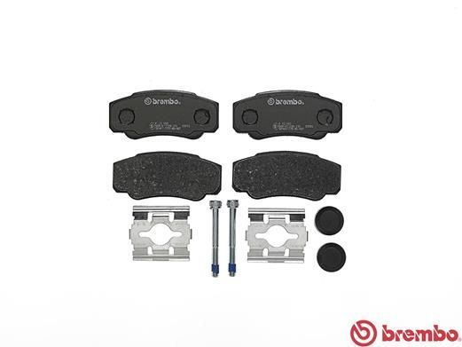 Stabdžių trinkelių rinkinys, diskinis stabdys BREMBO P 23 093