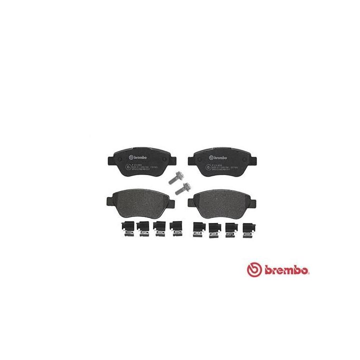 Stabdžių trinkelių rinkinys, diskinis stabdys BREMBO P 23 099