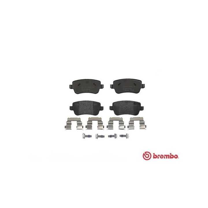 Stabdžių trinkelių rinkinys, diskinis stabdys BREMBO P 23 101